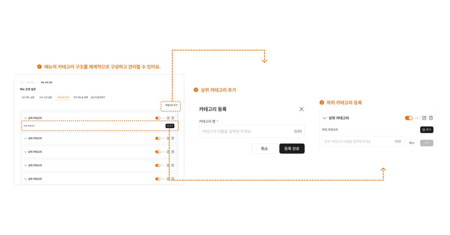 카테고리 관리하기