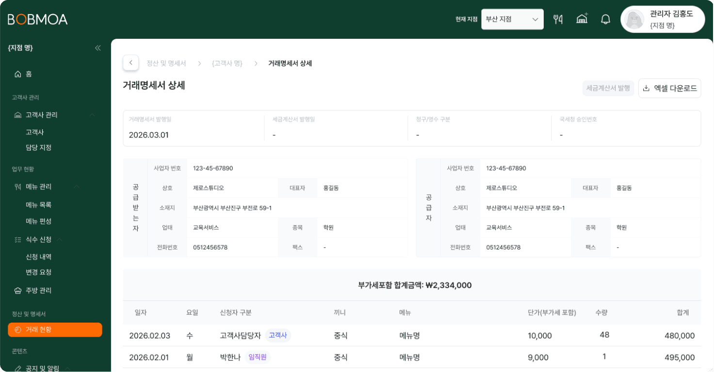 결제수단에 따른 제한사항