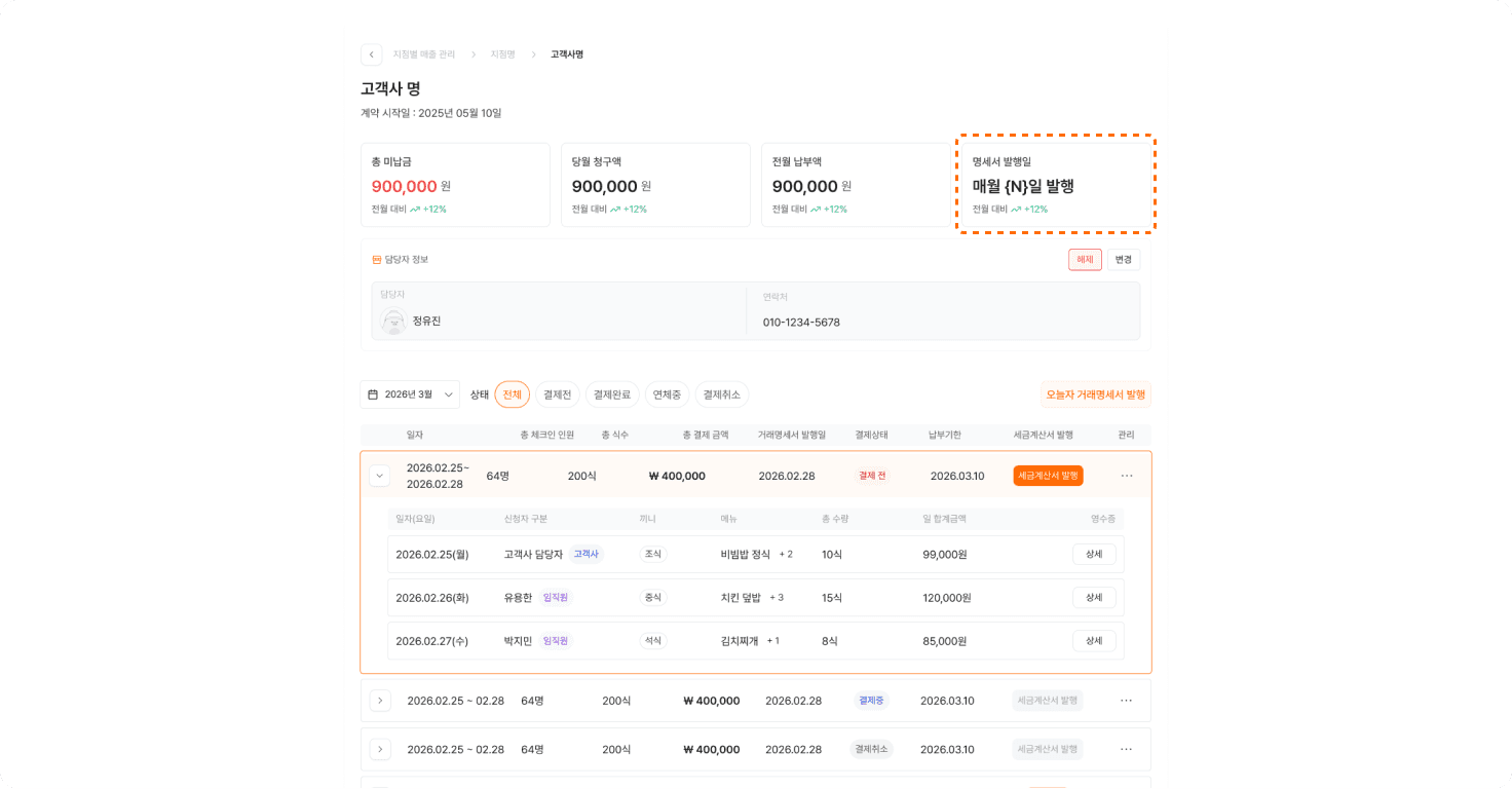 자동 거래명세서 발행